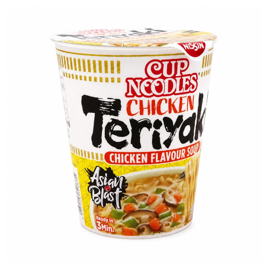 Nissin Cup Noodles Chicken Teriyaki – Produktansicht