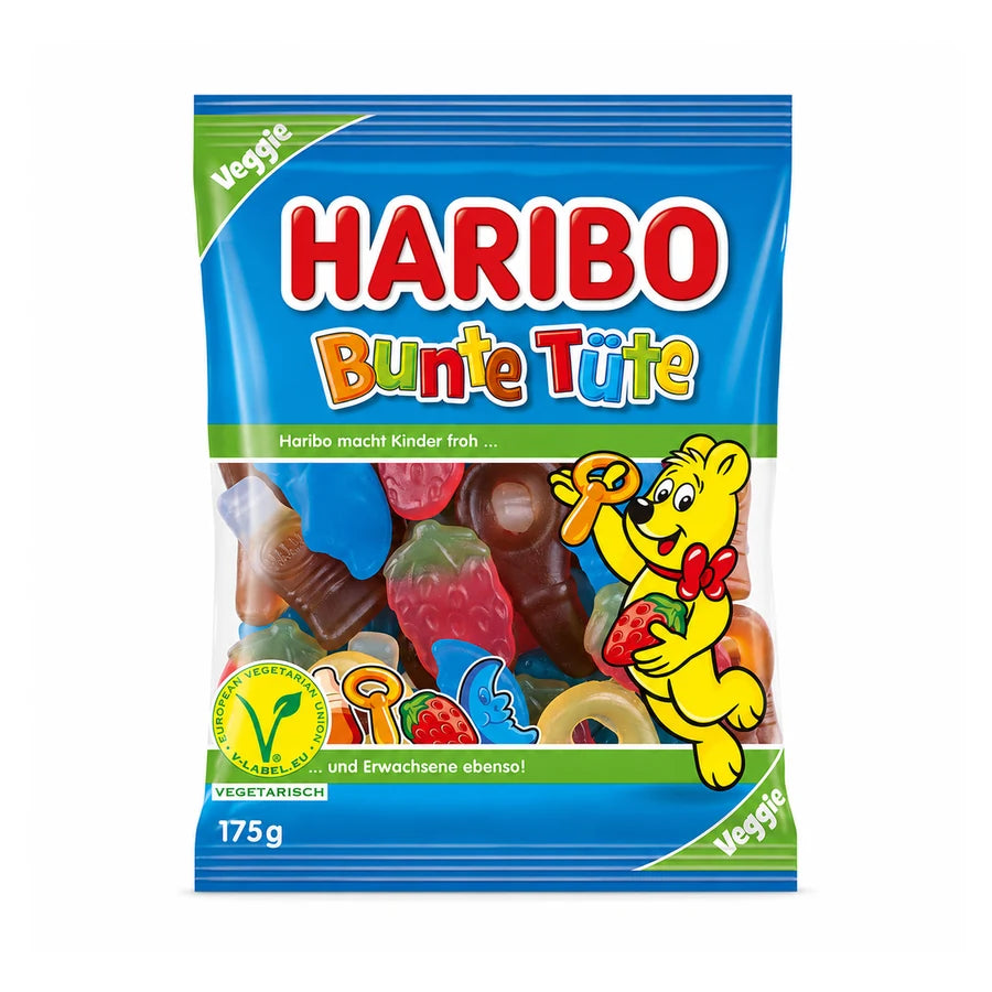 Haribo Bunte Tüte, vegetarisch – Produktansicht